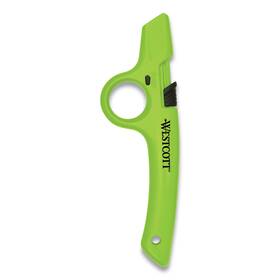 Westcott 073577175303 Full Size Retractable Box Cutter Plastic Handle Green 6/box