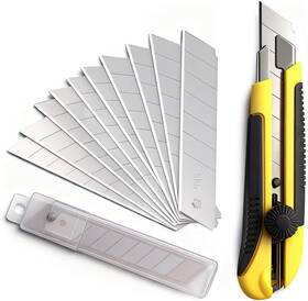 Western Electric 313052022051 25mm Heavy Duty Utility Knife Box Cutter With 10pcs Sk-5 Retract Blades Snap-o