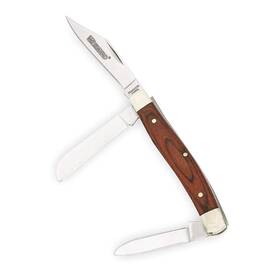 Westward 1yje5 Folding Pocket Knife Fine 3 Blades Black