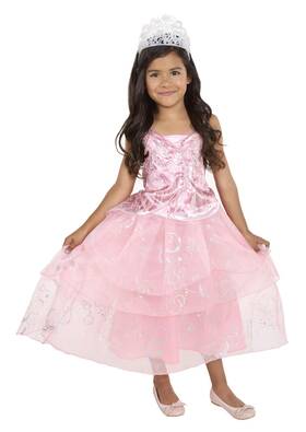 724934-pb Wicked Glinda Dress For Girls Premium Official Costume Pink 4-6x 724934-pb Wicked Glinda Dress For Girls Premium Official Costume Pink 4-6x