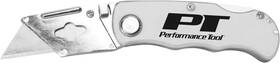 W12113 Wiogw 039564096259 Performance Tool Folding Utility Knife - Heavy Duty Box Cutter With Quick