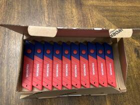 Workpro W000107ae 100pc 18mm Snap-off Blades Sk5 Steel Replacement Blade For Utility Knife