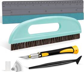 Tl-a143 Wrapxpert Peel And Stick Wallpaper Tools Kit With 11 Inch