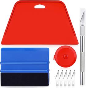 Wrapxpert Wx-tl-f13 Wallpaper Tools Smoothing Tool Kits Peel Red Basic Set