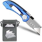 Wsj-14fba Xultrashine New Blue Utility Knife Folding Pocket Box 604945060527