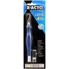 X3035q X-acto 079946030358 Elmers Curve Knife With Cap Blue X3035q X-acto 079946030358 Elmers Curve Knife With Cap Blue