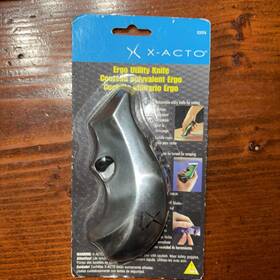 X3276 X-acto 079946327502 Ergo Utility Knife Retractable Cutting Vintage Box 1999