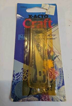 X-acto X15211 Vintage X-acto No. 8r Craft Blades Sealed 3-pack Nos Hunt Mfg Usa 1993 Tt