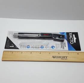 X3244t X-acto Retractable 9mm Snap-off Blade Utility Knife - 1 And 2 Blades X3244t X-acto Retractable 9mm Snap-off Blade Utility Knife - 1 And 2 Blades