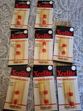 Xnb-401 Xcelite Brand New Precision Tools 2 Swivel Knife Blades Lot Of 8 Packs Xnb-401 Xcelite Brand New Precision Tools 2 Swivel Knife Blades Lot Of 8 Packs