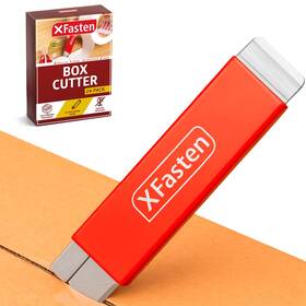Xfasten 898743692247 Flat Box Cutter Retractable Bulk 24-pack Slim Utility Knife Retractab Xfasten 898743692247 Flat Box Cutter Retractable Bulk 24-pack Slim Utility Knife Retractab