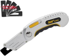 Xw 313048591554 Folding Carpet Knife Razor Blade Heavy Duty Utility With Protective Ca