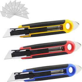 Xw 445027180145 Self Retracting Safety Utility Knife Auto Retractable Box Cutter Of Assorted