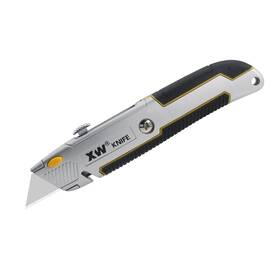 Xw Sx752 Retractable Utility Knife Heavy Duty Zinc Alloy Box Cutter With 4 Spare B