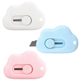 Bc001 Yasuoa 3 Pieces Retractable Box Cutter Cloud Shape Letter Opener With Keycha