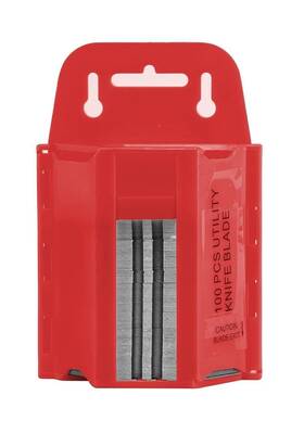 Zeluga 850020857623 19-138 100 Pc. Sk2 Steel Utility Hook Blade With Wall Mountable Dispenser