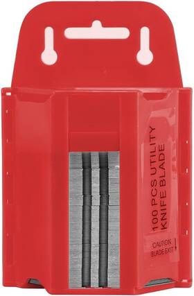 19-138 Zeluga Zl138 100 Pc. Sk2 Steel Utility Hook Blade With Wall Mountable Dispenser 19-138 Zeluga Zl138 100 Pc. Sk2 Steel Utility Hook Blade With Wall Mountable Dispenser