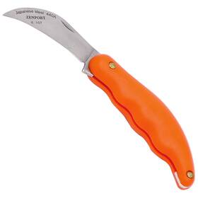 Zenport K107 Folding Horticulture Knife 3.5 Inch Stainless Steel Blade Orange