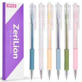 Zerilion Us9a9106 6 Pack Retractable Craft Knife Pen Set In Colors Precision Paper Cutter Fo