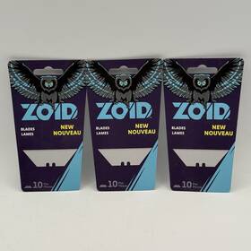 Zoid 071160138766 3 Ten 10 Packs Replacement Utility Blades New In Package 30 Total