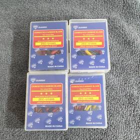 Zec-u1005 Zuanshi Cemented Carbide Blades 0.25mm 25pcs Red Blue Yellow Silver Zec-u1005 Zuanshi Cemented Carbide Blades 0.25mm 25pcs Red Blue Yellow Silver