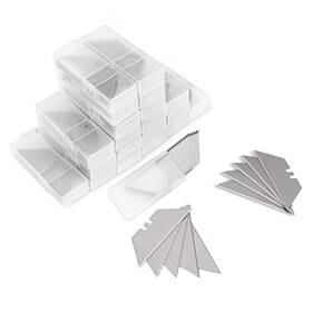 Zuzuan 192530847962 Utility Knife Blades Sk5 Steel 200-pack With Plastic Case Durable Single Edg