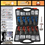 263-PIECE Repair Kit Metric & Sae Rethreading Tools, Hss Helicoil Set,. Fixed Price $98.99.