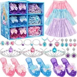 Princess Dress Up Toys & Jewelry Boutique, Costumes Set Incl Color Skirts, Sh.... Fixed Price $41.78.