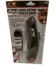 Performance Tool 2 In 1 Safety Dual Action Utility Knife W689,. Fixed Price $15.95.