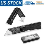 Workpro Folding Utility Knife With 10 Extra SK5 Blades, Edc Razor Sharp. Fixed Price $20.99.