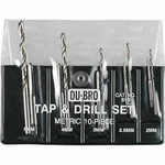 Tap & Drill Set Metric (10) By Du-bro Rc DUB510. Fixed Price $47.60.