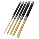 Roll Pin Punch Set 5PC 8" Long Brass Hardware Hand Repair Tool. Fixed Price $40.95.