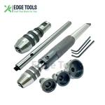 Lathe Tailstock And Die Holder Set 3MT Shank Threading Tapping Kit 8 Pc Usa. Fixed Price $73.99.