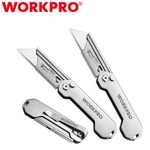 Workpro 3-PACK Folding Utility Knife Set Quick Change Blade Box Cutter Edc. Fixed Price $18.39.