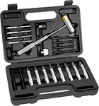 Roll Pin Punch Set Steel Tools W Hammer For Machinery Repair Case Kit Xl. Fixed Price $44.99.