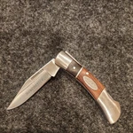 Rare Winchester Wood/stainless Single Blade 4040515A Locking Knife. Fixed Price $9.99.