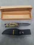 Sarge Knife Bobcat Skidsteer Blade Camo Black Hunting. Fixed Price $24.00.