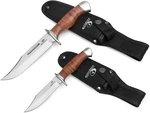 Mossy Oak Fixed Blade Bowie Knife, 2-PIECE Hunting With Leather Handle. Fixed Price $20.99.