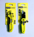 Ryobi Utility Knife Set (retractable RHCKR01 & Folding RHCKF01). Fixed Price $29.88.