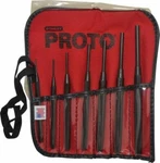 Proto 7 Piece, 1/16 1/4", Pin Punch Set Round Shank, Comes Pouch. Fixed Price $71.80.