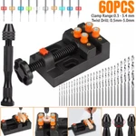 60X Pin Bench Vise Mini Micro Hand Twist Drill Bits Set Rotary Tools Craft Kit. Fixed Price $13.49.