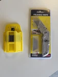 Jhome Folding Utility Knife Heavy Duty Quick Change With 50 Extra Blades Set. Fixed Price $9.99.