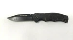 Sarge SK-803 Folding Pocket Knife Plain Liner Pistol Grip Black Anodized Alum. Fixed Price $14.99.