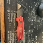 Milwaukee Fastback Compact Folding Utility Knife With Clip 48-22-1500. Fixed Price $8.99.