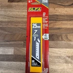 Olfa HB-5B 25MM Extra Heavy-duty Silver Snap-off Blades, 5-PACK. Fixed Price $7.00.