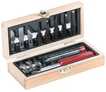 Excel Blades Woodworking K5 Duty Knife Carving Set + - 44284. Fixed Price $32.59.