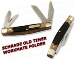 Schrade Old Timer Delrin Workmate 4-BLADE Knife 44OT. Fixed Price $23.09.