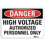 Lyle U1-1027-RA 10X7 Danger Sign, In., English,. Fixed Price $14.39.