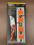 Klein Tools Electrician's Leveling Kit Magnetic Track Bright Orange. Fixed Price $27.99.
