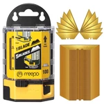 Meepo Utility Knife Blades, Titanium Fully 100-PACK, Gold. Fixed Price $35.49.